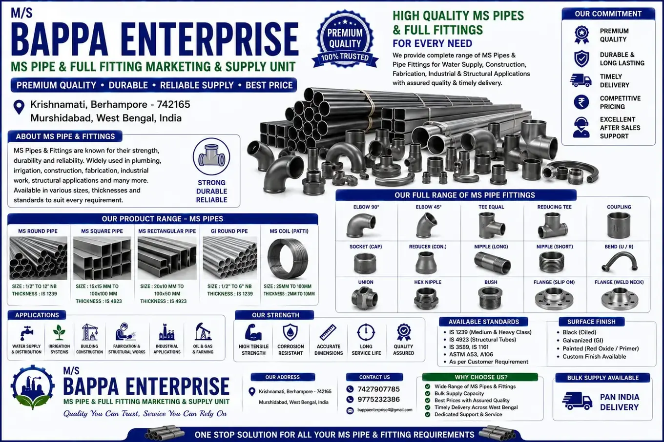 MS Pipe & Full Fittings datasheet