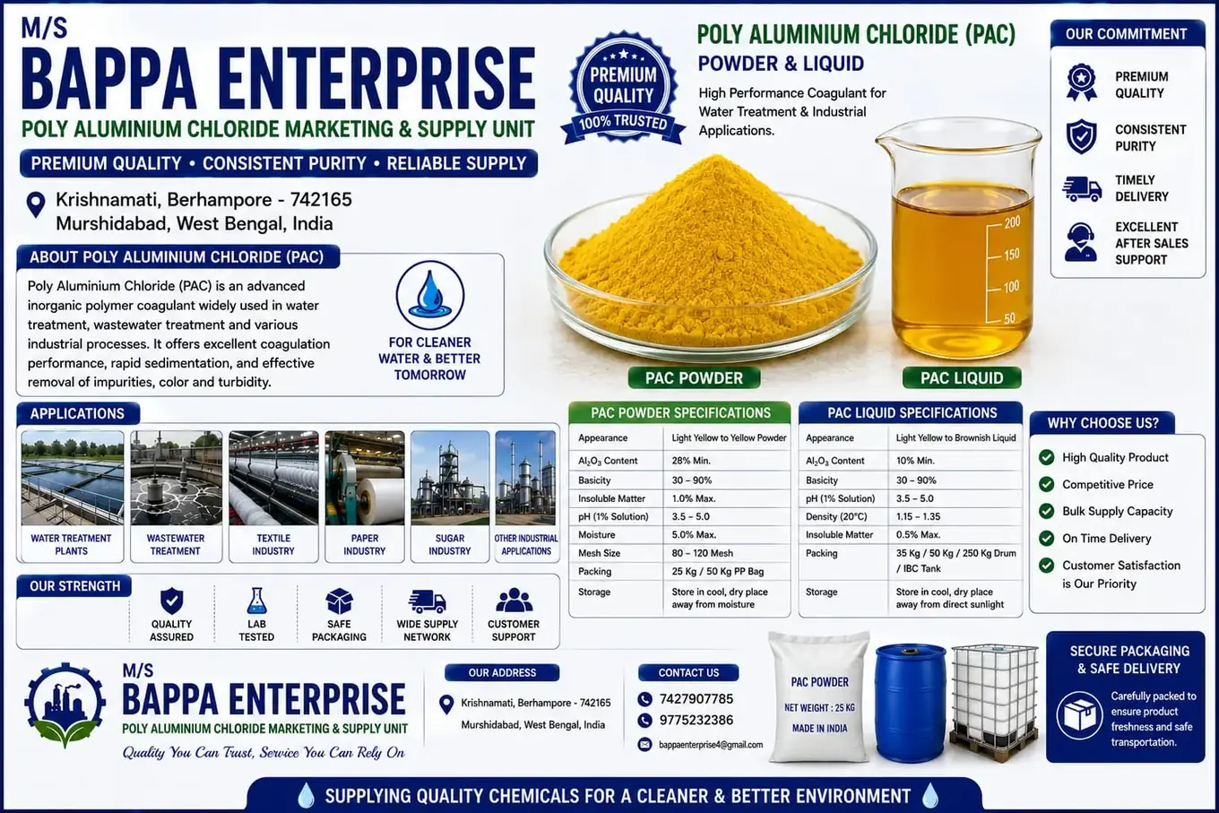 Poly Aluminium Chloride (PAC) datasheet